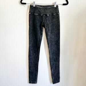 Hard Tail Forever Black Legging Pants Activewear Pilates Athleisure XS